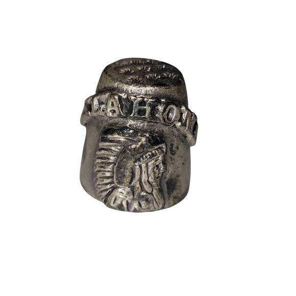 8 Assorted Job Lot - Pewter Sewing Thimble Style Vintage Collectibles T-2 - Picture 4 of 16